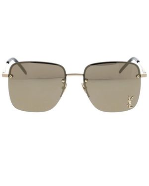 Saint Laurent Accessoires ,Grijs ,Zonnebril