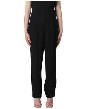 Emporio Armani Straight Trousers - Black