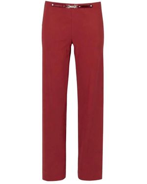 High Broeken ,Rood ,Leer Proceed Broek