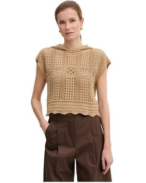 Twinset Round-Neck Knitwear - Marrón