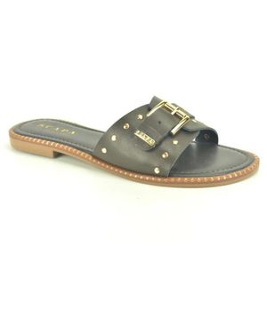 Scapa Schoenen ,Bruin ,D.Bruin Muil O.+ Studskes - Groen
