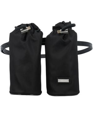 Ferragamo Zwarte Ss23 Dubbele Heuptas Zwart