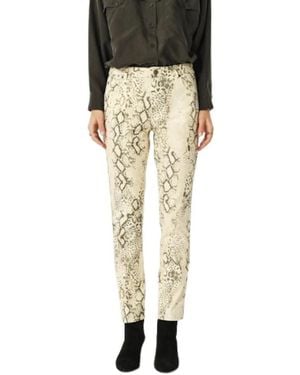 Ba&sh Cropped Trousers - Natural