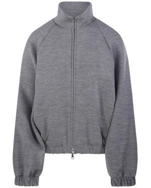 Max Mara Frine Zip Sweatshirt - Grau