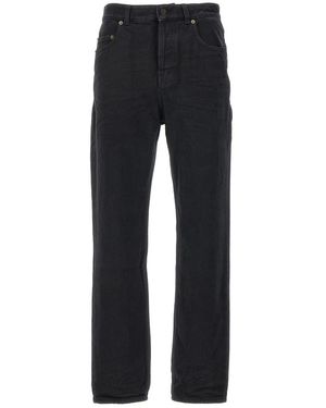 Saint Laurent Vanessa Gerades Jeans - Schwarz