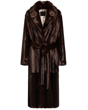 BB COUTURE Belted Coats - Black