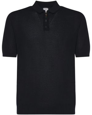 Eleventy Polo Shirts - Black