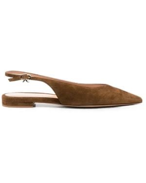 Gianvito Rossi Flat Sandalen - Bruin