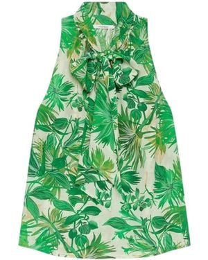 Maliparmi Sleeveless Tops - Green