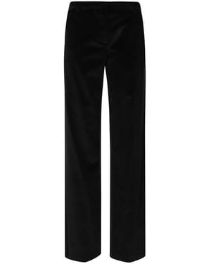 Kiltie Straight Trousers - Negro