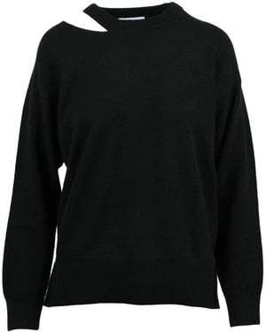 Alpha Studio Round-Neck Knitwear - Nero