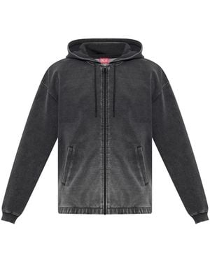 DIESEL S-Hermy-Zip Sweatshirt - Grijs