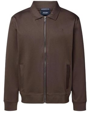 Joop! Sportliche Jacke Mit Hemdkragen - Braun