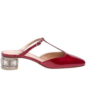 Casadei Belle Epoque Samurai Mule - Red