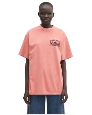 Aries T-Shirts - Pink