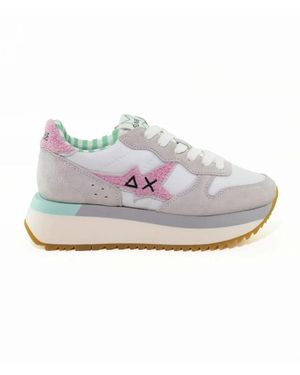 Sun 68 Trainers - White