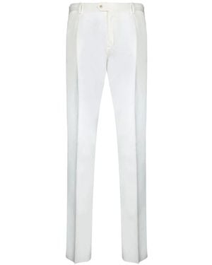 Lardini Straight Trousers - White