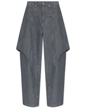 JW Anderson Wide Jeans - Grijs