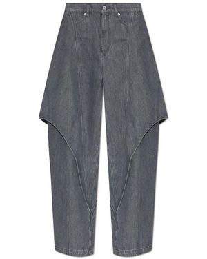 JW Anderson Jeans Mit Logo - Grau