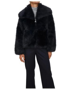 Nenette Faux Fur & Shearling Jackets - Black