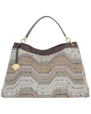 Missoni Handbag Chevron - Gray