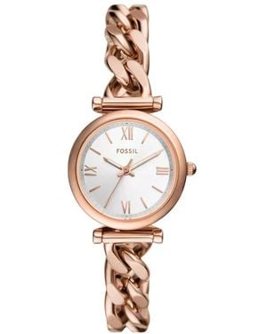 Fossil Carlie Mini Uhr - Mettallic