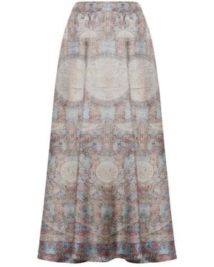 Pierre Louis Mascia Midi Skirts - Grey