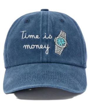 MC2 Saint Barth Accessoires ,Blauw ,Katoen Davis N Hat