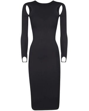 ANDREA ADAMO Midi Dresses - Black