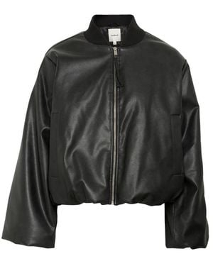 Soaked In Luxury Zwarte Bomberjack Sltrudea Stijl
