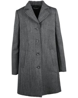 Dolce & Gabbana Single-Breasted Coats - Gris
