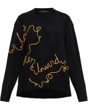 AllSaints Truien & Vesten ,Zwart ,Unwind Sweater