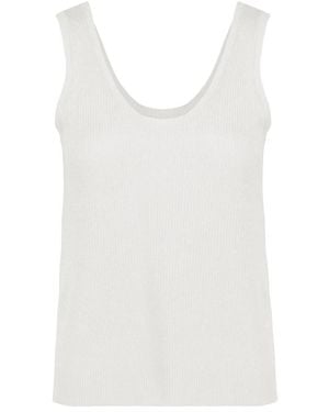 Bomboogie Sleeveless Tops - White