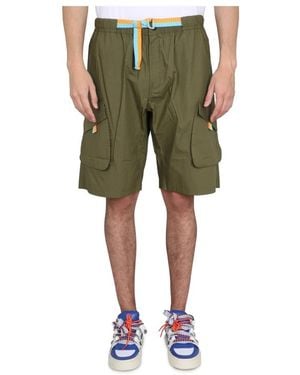Marcelo Burlon Casual Shorts - Green