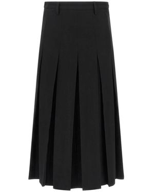 MM6 by Maison Margiela Midi Skirts - Black