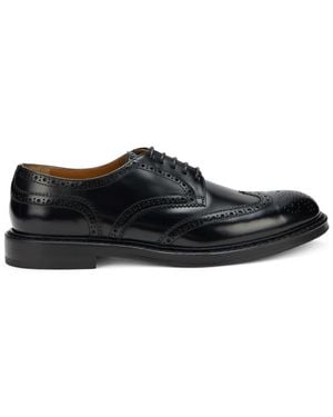 Doucal's Schnürschuhe Aus Kalbsleder - Schwarz