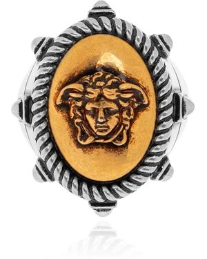 Versace Accessoires ,Grijs ,Tivoli Ring - Metallic