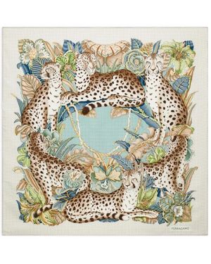 Ferragamo Silky Scarves - Metallic