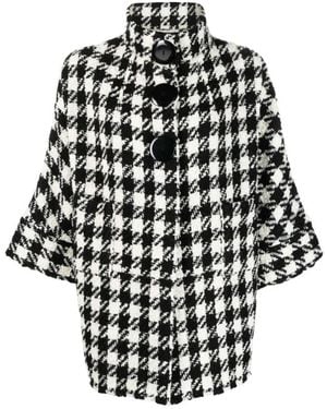 Charlott Tweed Jackets - Black