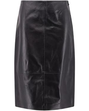 Arma Leather Skirts - Nero