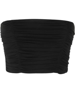 Elisabetta Franchi Mouwloze Top - Zwart