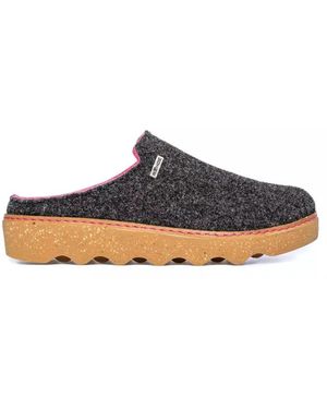Rohde Dunkelgraue Damen Clogs Schuhe - Blau