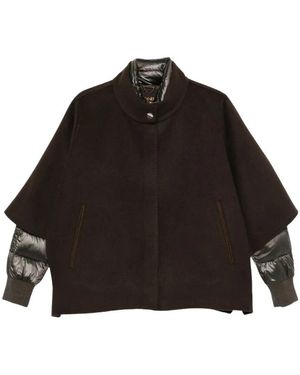 Moorer Jassen ,Bruin ,Wol Resia Cwr Jacket - Zwart