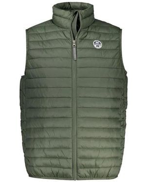 North Sails Gewatteerd Vest Klassieke Stijl - Groen