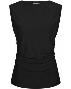 Neo Noir Sleeveless Tops - Nero