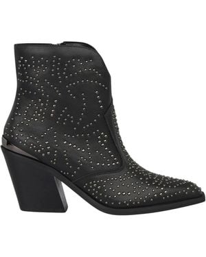Alma En Pena. Cowboy & Biker Boots - Black