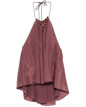 Zimmermann Sleeveless Tops - Rosso