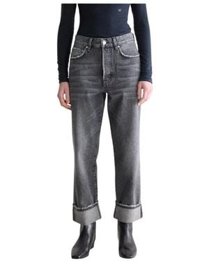 Bellerose Straight Jeans - Bleu