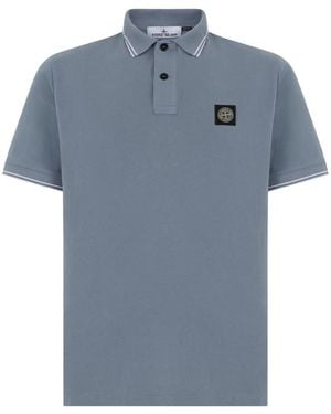 Stone Island Polo Shirts - Azul