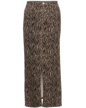 Kaffe Denim Skirts - Marrone